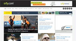 Desktop Screenshot of m.sify.com